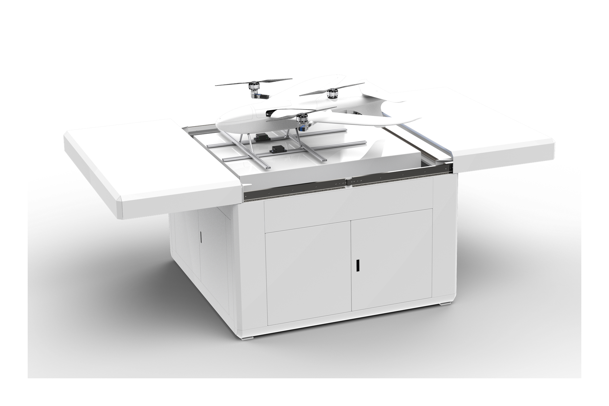 FW-VTOL20 foldable VTOL aircraft with automated dock